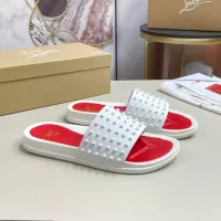 Cheap Christian Louboutin CL Slippers For Men #1329706 Replica Wholesale [$60.00 USD] [ITEM#1329706] on Replica Christian Louboutin CL Slippers