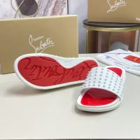 Cheap Christian Louboutin CL Slippers For Men #1329706 Replica Wholesale [$60.00 USD] [ITEM#1329706] on Replica Christian Louboutin CL Slippers
