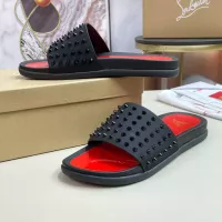 Cheap Christian Louboutin CL Slippers For Men #1329707 Replica Wholesale [$60.00 USD] [ITEM#1329707] on Replica Christian Louboutin CL Slippers
