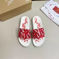 Cheap Christian Louboutin CL Slippers For Men #1329712 Replica Wholesale [$52.00 USD] [ITEM#1329712] on Replica Christian Louboutin CL Slippers