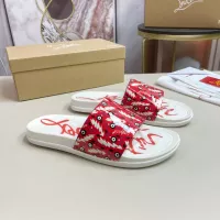 Cheap Christian Louboutin CL Slippers For Men #1329712 Replica Wholesale [$52.00 USD] [ITEM#1329712] on Replica Christian Louboutin CL Slippers