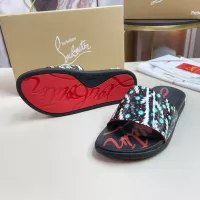 Cheap Christian Louboutin CL Slippers For Men #1329713 Replica Wholesale [$52.00 USD] [ITEM#1329713] on Replica Christian Louboutin CL Slippers