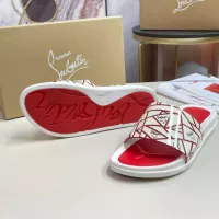 Cheap Christian Louboutin CL Slippers For Men #1329716 Replica Wholesale [$52.00 USD] [ITEM#1329716] on Replica Christian Louboutin CL Slippers
