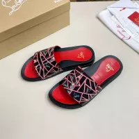 Cheap Christian Louboutin CL Slippers For Men #1329717 Replica Wholesale [$52.00 USD] [ITEM#1329717] on Replica Christian Louboutin CL Slippers