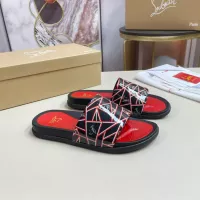Cheap Christian Louboutin CL Slippers For Men #1329717 Replica Wholesale [$52.00 USD] [ITEM#1329717] on Replica Christian Louboutin CL Slippers