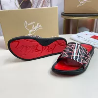Cheap Christian Louboutin CL Slippers For Men #1329717 Replica Wholesale [$52.00 USD] [ITEM#1329717] on Replica Christian Louboutin CL Slippers
