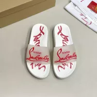 Cheap Christian Louboutin CL Slippers For Men #1329720 Replica Wholesale [$52.00 USD] [ITEM#1329720] on Replica Christian Louboutin CL Slippers