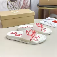 Cheap Christian Louboutin CL Slippers For Men #1329720 Replica Wholesale [$52.00 USD] [ITEM#1329720] on Replica Christian Louboutin CL Slippers