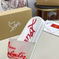 Cheap Christian Louboutin CL Slippers For Men #1329720 Replica Wholesale [$52.00 USD] [ITEM#1329720] on Replica Christian Louboutin CL Slippers