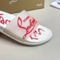 Cheap Christian Louboutin CL Slippers For Men #1329720 Replica Wholesale [$52.00 USD] [ITEM#1329720] on Replica Christian Louboutin CL Slippers