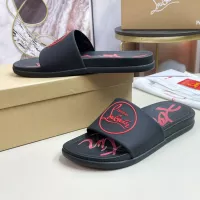 Cheap Christian Louboutin CL Slippers For Men #1329722 Replica Wholesale [$52.00 USD] [ITEM#1329722] on Replica Christian Louboutin CL Slippers