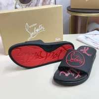 Cheap Christian Louboutin CL Slippers For Men #1329722 Replica Wholesale [$52.00 USD] [ITEM#1329722] on Replica Christian Louboutin CL Slippers