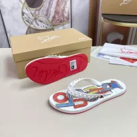 Cheap Christian Louboutin CL Slippers For Men #1329727 Replica Wholesale [$48.00 USD] [ITEM#1329727] on Replica Christian Louboutin CL Slippers