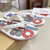 Cheap Christian Louboutin CL Slippers For Men #1329727 Replica Wholesale [$48.00 USD] [ITEM#1329727] on Replica Christian Louboutin CL Slippers