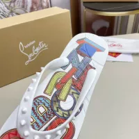 Cheap Christian Louboutin CL Slippers For Men #1329727 Replica Wholesale [$48.00 USD] [ITEM#1329727] on Replica Christian Louboutin CL Slippers