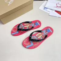 Cheap Christian Louboutin CL Slippers For Men #1329728 Replica Wholesale [$48.00 USD] [ITEM#1329728] on Replica Christian Louboutin CL Slippers