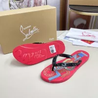 Cheap Christian Louboutin CL Slippers For Men #1329728 Replica Wholesale [$48.00 USD] [ITEM#1329728] on Replica Christian Louboutin CL Slippers
