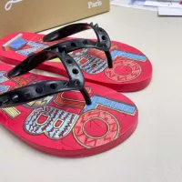 Cheap Christian Louboutin CL Slippers For Men #1329728 Replica Wholesale [$48.00 USD] [ITEM#1329728] on Replica Christian Louboutin CL Slippers