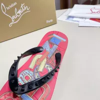 Cheap Christian Louboutin CL Slippers For Men #1329728 Replica Wholesale [$48.00 USD] [ITEM#1329728] on Replica Christian Louboutin CL Slippers