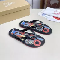 Cheap Christian Louboutin CL Slippers For Men #1329729 Replica Wholesale [$48.00 USD] [ITEM#1329729] on Replica Christian Louboutin CL Slippers