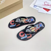 Cheap Christian Louboutin CL Slippers For Men #1329729 Replica Wholesale [$48.00 USD] [ITEM#1329729] on Replica Christian Louboutin CL Slippers