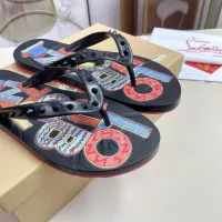 Cheap Christian Louboutin CL Slippers For Men #1329729 Replica Wholesale [$48.00 USD] [ITEM#1329729] on Replica Christian Louboutin CL Slippers