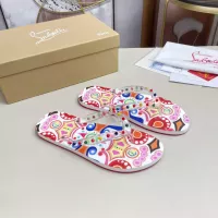 Cheap Christian Louboutin CL Slippers For Men #1329730 Replica Wholesale [$52.00 USD] [ITEM#1329730] on Replica Christian Louboutin CL Slippers