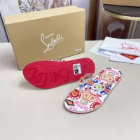 Cheap Christian Louboutin CL Slippers For Men #1329730 Replica Wholesale [$52.00 USD] [ITEM#1329730] on Replica Christian Louboutin CL Slippers