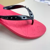 Cheap Christian Louboutin CL Slippers For Men #1329733 Replica Wholesale [$45.00 USD] [ITEM#1329733] on Replica Christian Louboutin CL Slippers