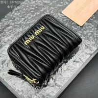 Cheap MIU MIU Card Case For Women #1329823 Replica Wholesale [$38.00 USD] [ITEM#1329823] on Replica MIU MIU Wallets