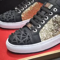 Cheap Philipp Plein PP Casual Shoes For Men #1329829 Replica Wholesale [$82.00 USD] [ITEM#1329829] on Replica Philipp Plein PP Casual Shoes