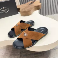 Cheap Prada Slippers For Men #1329871 Replica Wholesale [$92.00 USD] [ITEM#1329871] on Replica Prada Slippers