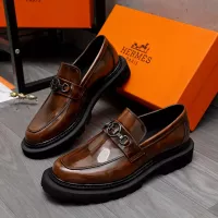 Cheap Hermes Leather Shoes For Men #1329874 Replica Wholesale [$125.00 USD] [ITEM#1329874] on Replica Hermes Leather Shoes