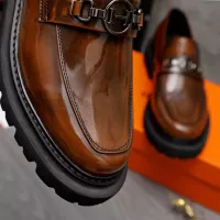Cheap Hermes Leather Shoes For Men #1329874 Replica Wholesale [$125.00 USD] [ITEM#1329874] on Replica Hermes Leather Shoes