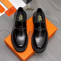 Cheap Hermes Leather Shoes For Men #1329875 Replica Wholesale [$125.00 USD] [ITEM#1329875] on Replica Hermes Leather Shoes