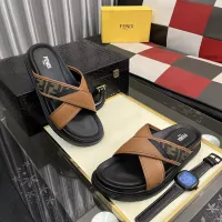 Cheap Fendi Slippers For Men #1329935 Replica Wholesale [$60.00 USD] [ITEM#1329935] on Replica Fendi Slippers