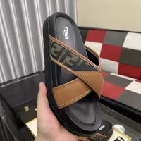 Cheap Fendi Slippers For Men #1329935 Replica Wholesale [$60.00 USD] [ITEM#1329935] on Replica Fendi Slippers