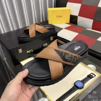 Cheap Fendi Slippers For Men #1329935 Replica Wholesale [$60.00 USD] [ITEM#1329935] on Replica Fendi Slippers