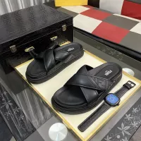 Cheap Fendi Slippers For Men #1329936 Replica Wholesale [$60.00 USD] [ITEM#1329936] on Replica Fendi Slippers