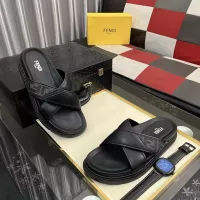 Cheap Fendi Slippers For Men #1329936 Replica Wholesale [$60.00 USD] [ITEM#1329936] on Replica Fendi Slippers