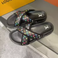 Cheap Louis Vuitton Slippers For Men #1330005 Replica Wholesale [$60.00 USD] [ITEM#1330005] on Replica Louis Vuitton Slippers