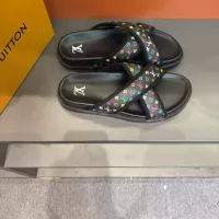 Cheap Louis Vuitton Slippers For Men #1330005 Replica Wholesale [$60.00 USD] [ITEM#1330005] on Replica Louis Vuitton Slippers
