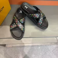 Cheap Louis Vuitton Slippers For Men #1330005 Replica Wholesale [$60.00 USD] [ITEM#1330005] on Replica Louis Vuitton Slippers