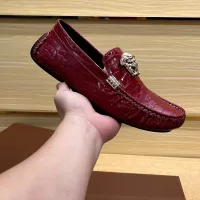 Cheap Versace Leather Shoes For Men #1330113 Replica Wholesale [$72.00 USD] [ITEM#1330113] on Replica Versace Leather Shoes