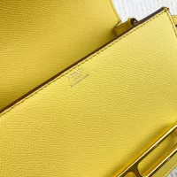 Cheap Hermes AAA Quality Messenger Bags In Gold For Women #1330165 Replica Wholesale [$72.00 USD] [ITEM#1330165] on Replica Hermes AAA Quality Messenger Bags