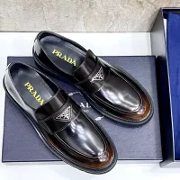 Cheap Prada Leather Shoes For Men #1330235 Replica Wholesale [$155.00 USD] [ITEM#1330235] on Replica Prada Leather Shoes
