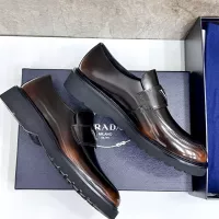 Cheap Prada Leather Shoes For Men #1330235 Replica Wholesale [$155.00 USD] [ITEM#1330235] on Replica Prada Leather Shoes