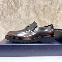 Cheap Prada Leather Shoes For Men #1330235 Replica Wholesale [$155.00 USD] [ITEM#1330235] on Replica Prada Leather Shoes