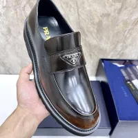 Cheap Prada Leather Shoes For Men #1330235 Replica Wholesale [$155.00 USD] [ITEM#1330235] on Replica Prada Leather Shoes