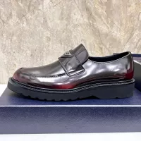 Cheap Prada Leather Shoes For Men #1330236 Replica Wholesale [$155.00 USD] [ITEM#1330236] on Replica Prada Leather Shoes